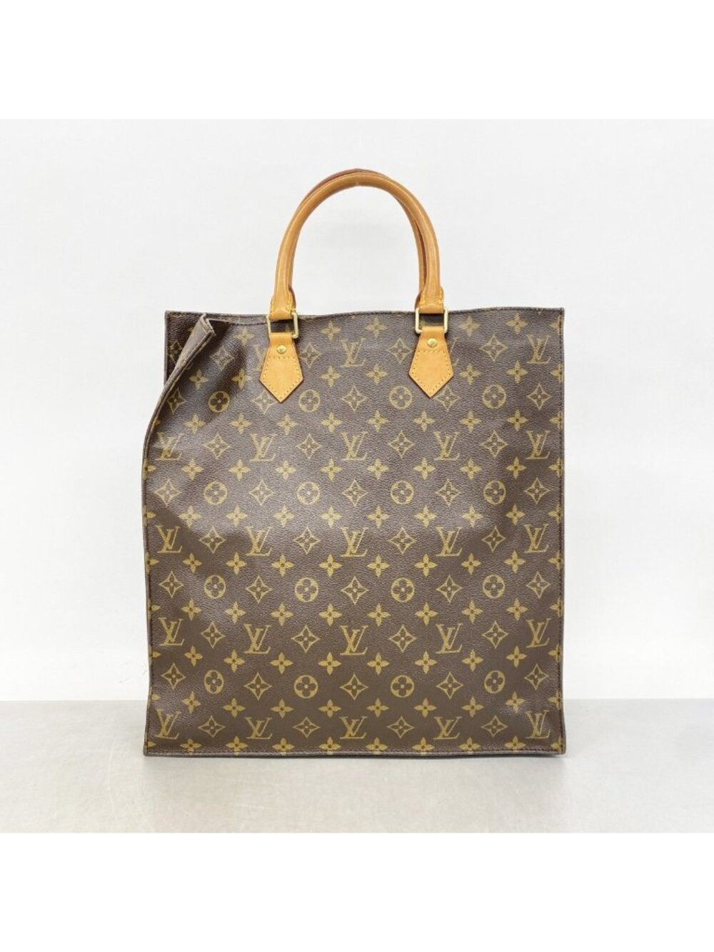 Louis Vuitton Tote Monogram Sac Plat Brown - Picture 10 of 10